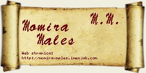 Momira Maleš vizit kartica